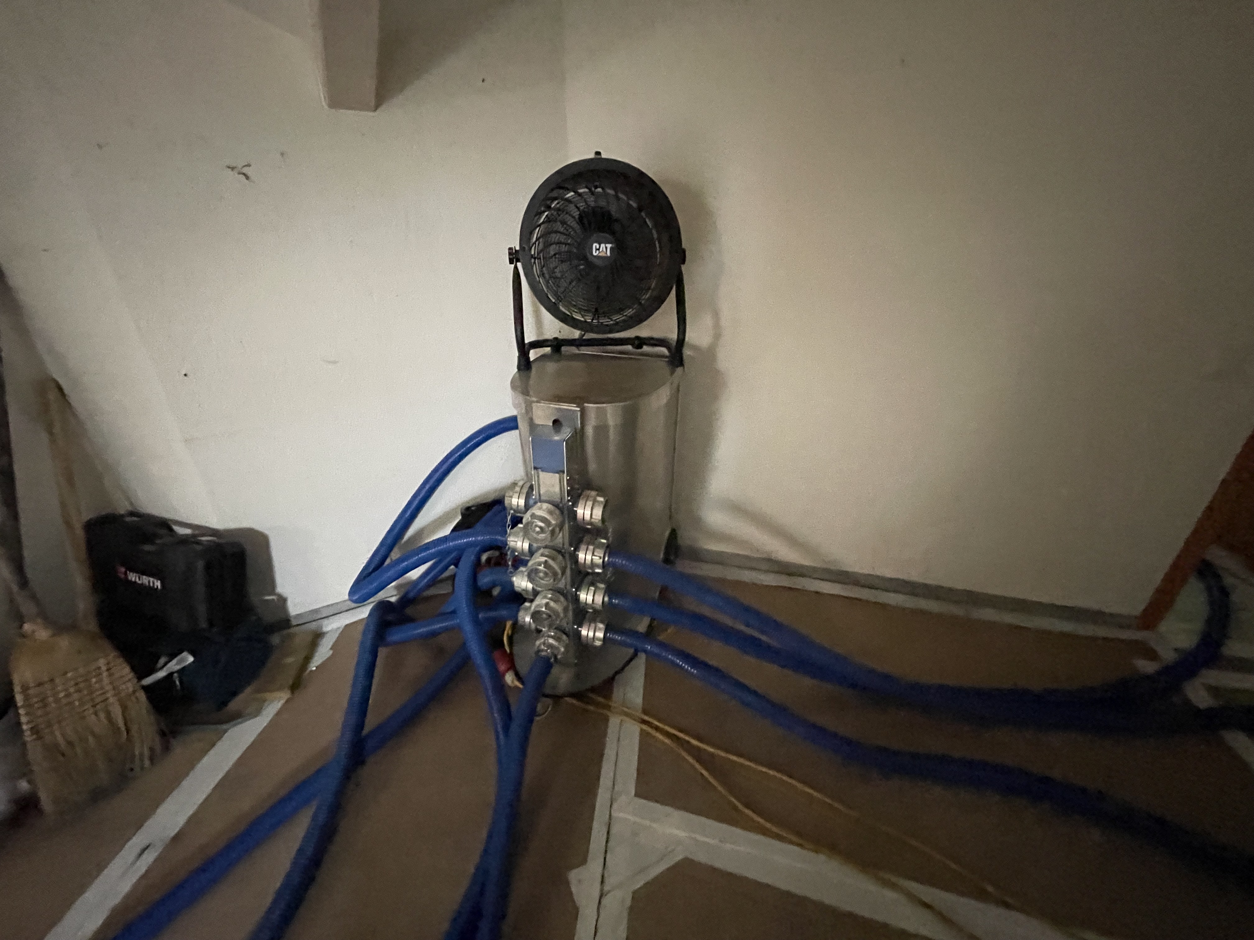 Asséchement au ventilateur