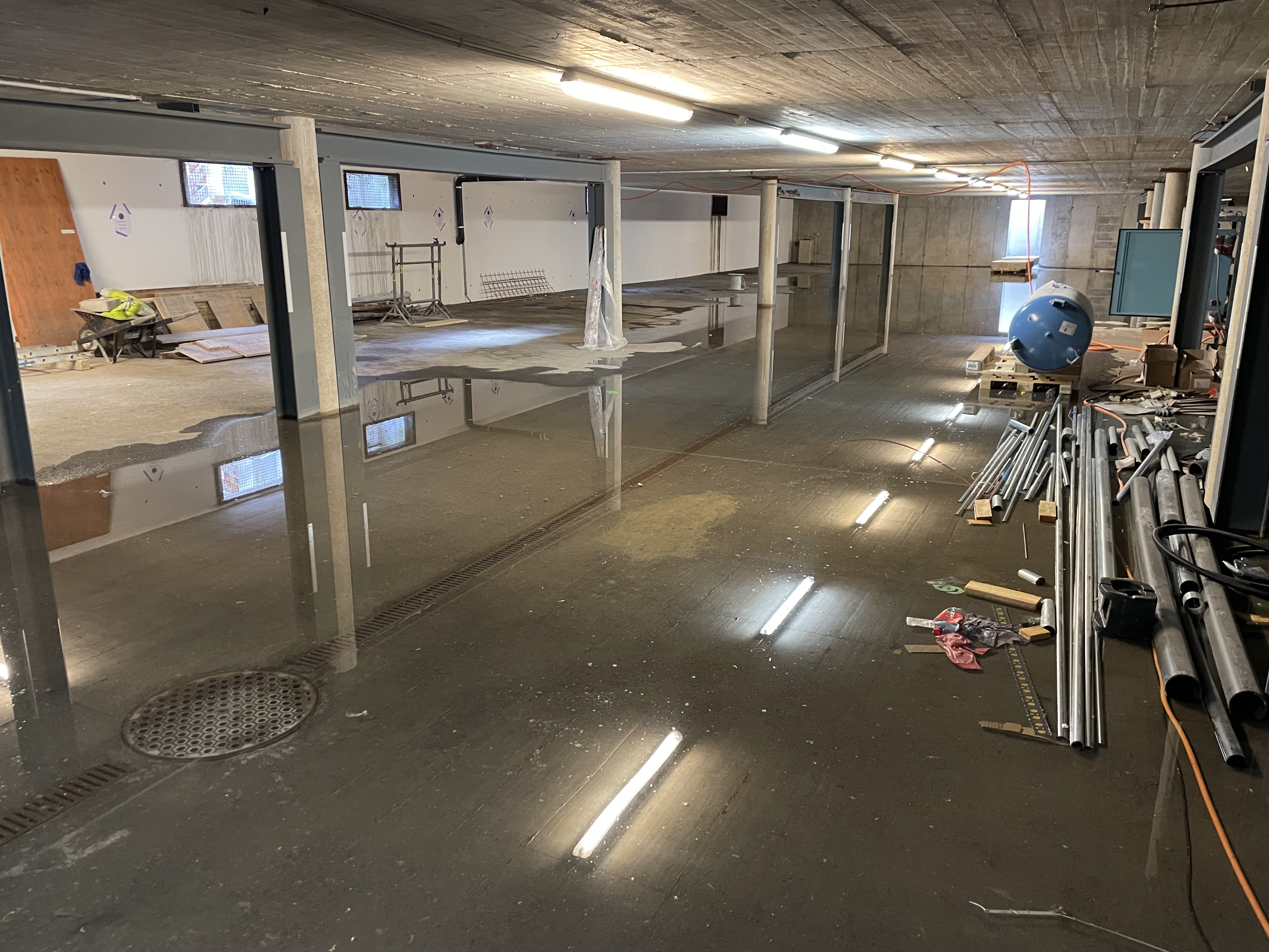 Sous-sol inondé suite à une canalisation bouchée