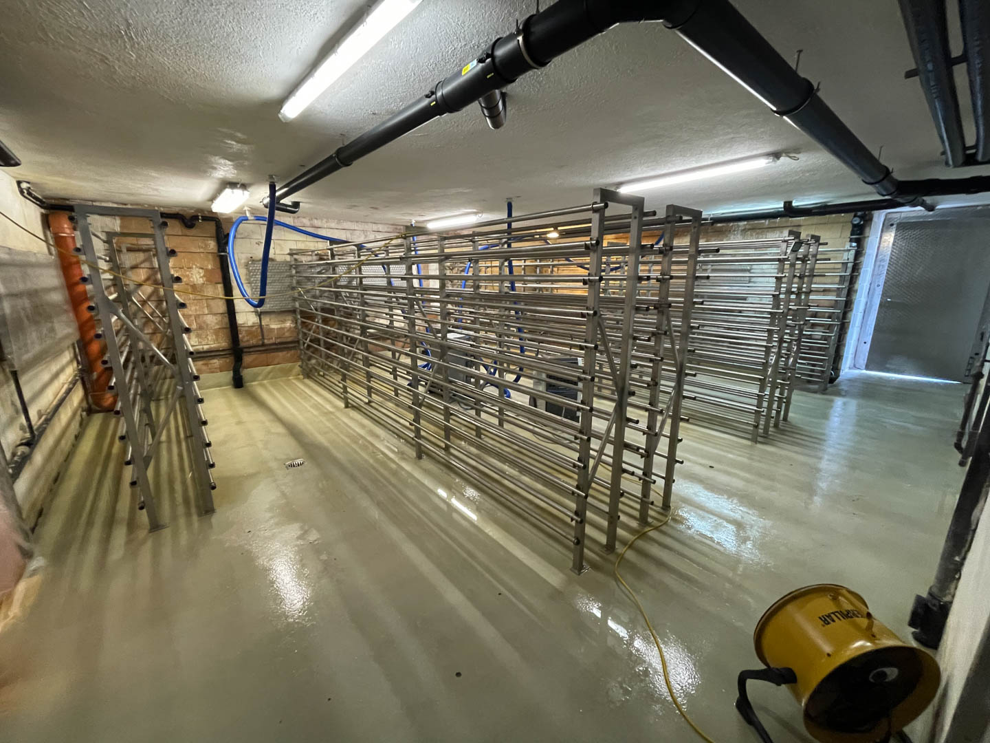 Assèchement d'une fromagerie